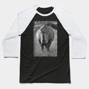 African Rhino Baseball T-Shirt